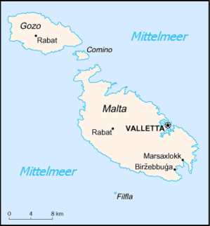 Malta, Karte